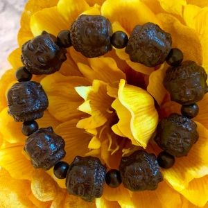 NWOT Buddha head bracelet